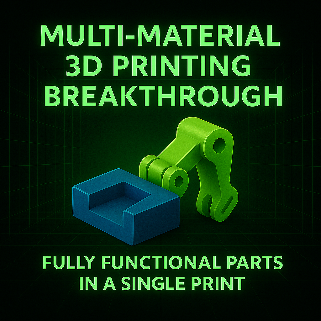 Multi-Material 3D Printing Breakthrough: Fully Functional Parts in a ...